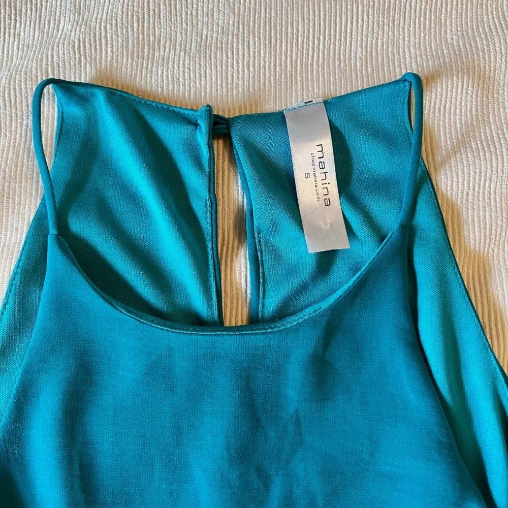 Teal Mahina Dress, Size S - Picture 4 of 5